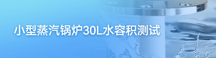 小型蒸汽锅炉30L水容积测试